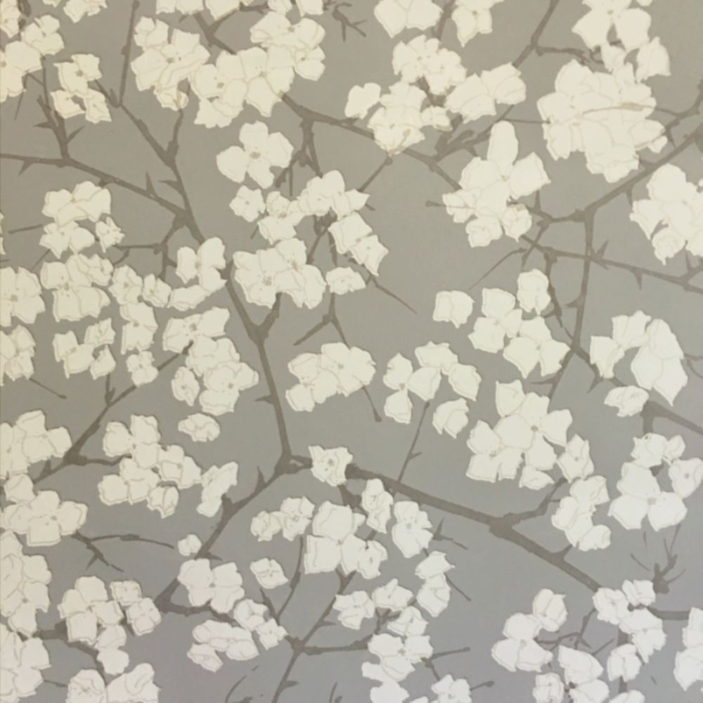 hand printed wallpaper - Brambles Wallpaper